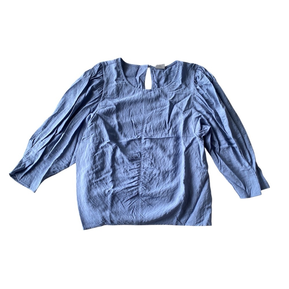 NWT Worthington Blue Blouse XL T32